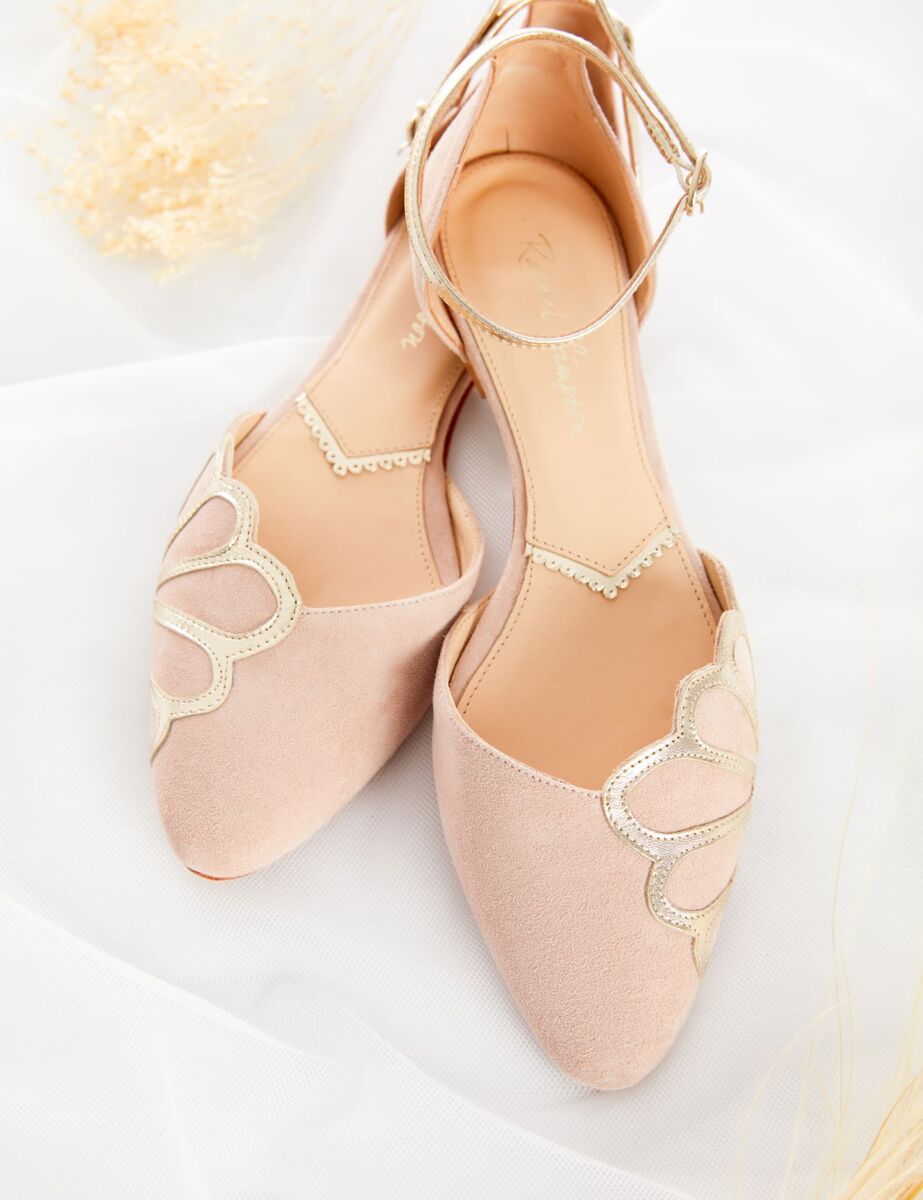 Schuhe Amber Powder Pink von Rachel Simpson